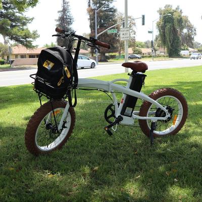 China Aluminum Alloy 20inch Electric Easy Rider E Bike Foldable Electric Bike 500W/750W 48V Fat Bike For Sale for sale