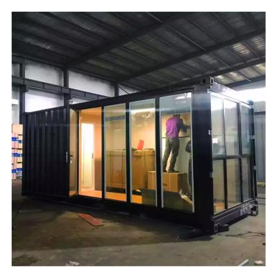 China Modern 20ft Prefab Folding Tiny Portable Mobile Container Cabin Ready Made Collapsible Folding House For Sale for sale