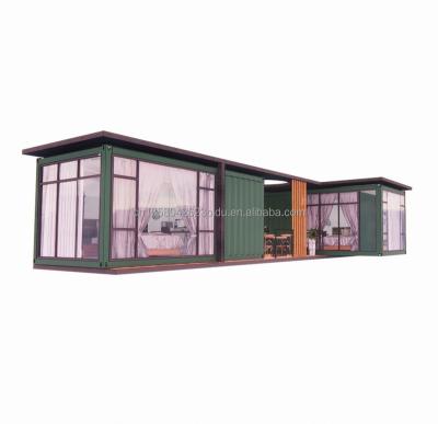 China 20FT Combined Container 2 Bedrooms Bathroom Public Deck Modern Light Steel Cheap Luxury Housing Residential Residence for sale