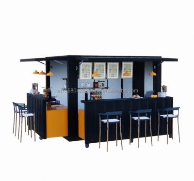 China 10ft Modern Mini Container Coffee Fast Food Store Automatic Coffee Shops Mobile Container Coffee Houses for sale