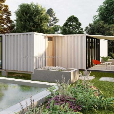 China 40ft Modern Small House Luxury Modern Garden Hotel 20ft Movable Quick Installation Shipping Container for sale