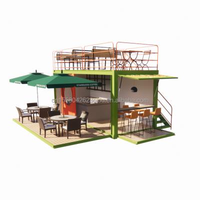 China Modern Luxury 20ft Container Room Sales Cabin Cafe Keeper Family Bar Family Bar Producer for sale