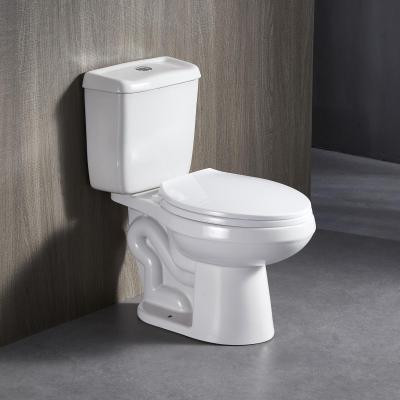 China High Quality Double-Flow GX3138 Sanitaryware WC Toilet Commode Bathroom Porcelain Piss Two-Piece Toilet Bowl for sale