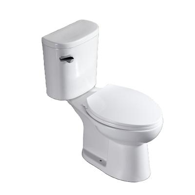 China Hot Selling GX629C Modern Ceramic WC European Wash Down Sanitary P-Trap Modern Two Piece Toilet Bowl for sale