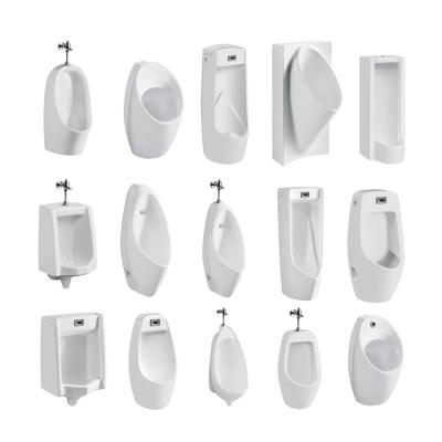 China Ceramic Sensor Urinal GOXEA Chaozhou Sanitary Ware Men Urinal For Sale Sanitary Ware Floor Mount Pedestal Urinal Toilet Urinal for sale