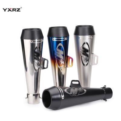 China Universal Steel+carbon BMO17SS Stainless Fiber Muffler Pipe Carbon Fiber Stainless Steel Motorcycle Exhaust Pipe for sale