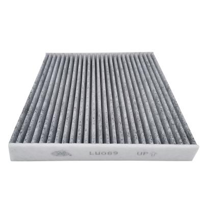 China China wholesaler auto air filter replacement of filter paper/synthetic fiber non-woven fabric activated cabin fiber LW089 car air filter for sale