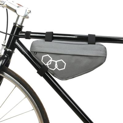 China Durable top tube frame bicycle mobile phone front bag/waterproof bike triangle frame handle bar bag bicycle bag for sale