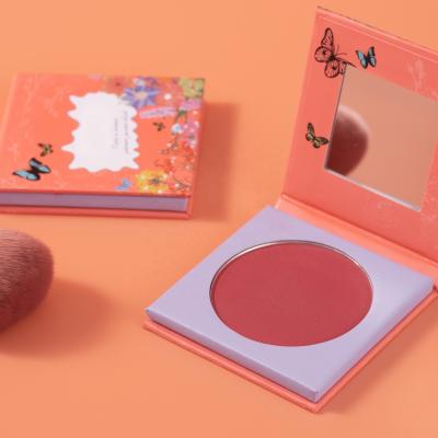 China Waterproof 2022 Trending Products Custom Color Cream Blush Rubor Make Up Pink Magnetic Pressed Blush Palette Pink for sale