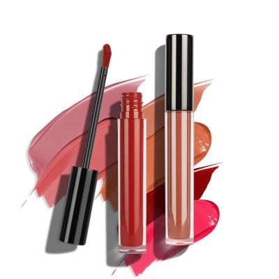 China BAWEI Cruelty Free Korean Magic Glossy Tint Matte Clear Lipgloss Pigment Private Lip Mark Pink Lip Gloss Organic Liquid Lipstick Set for sale