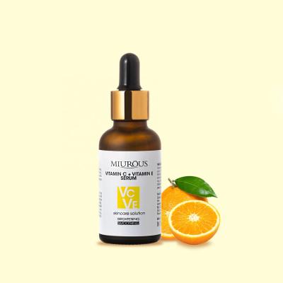 China Skin Revitalizer Korea Fullerene B5 Vitamin C Face Serum Capsules Halal Oxygen Concentrated Serum Brightening Anti Aging Facial Set for sale