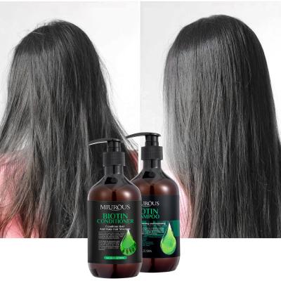 China Color-Protecting Black Nourishing Anti-Dandruff Anti-Dandruff Biotin Rice Water Hair Loss Shampoo & Conditioner Private Label for sale