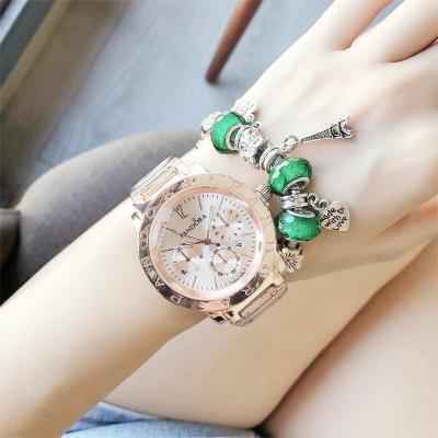 China Auto Date designer watches famous brands bayan kol saati kids gold watches CE certificate Six needles womens luxury watches latest for sale