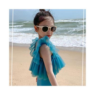 China Hot Selling Summer Girls Hot Spring Girls Swimsuit Quick Dry Breathable Gauze Skirt Lovely for sale