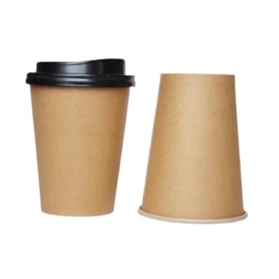 China High Quality Disposable Hot Drink Coffee Paper Cup 8oz/12oz/16oz/20oz/24oz Custom Logo Disposable With Lid for sale