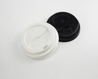 China 60mm 80mm 90mm 8oz 12oz 16oz PS pp recyclable disposable plastic lids/cover for paper cups for sale