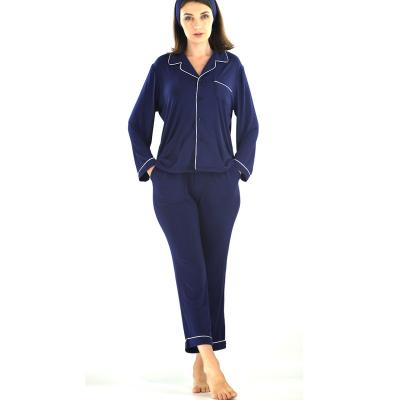 China Wholesale custom made high quality women bamboo squishy pajamas thermal with long sleeve for sale