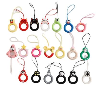 China Wholesale New Replaceable Silicone Ring For Phone Keychain Lanyard for sale