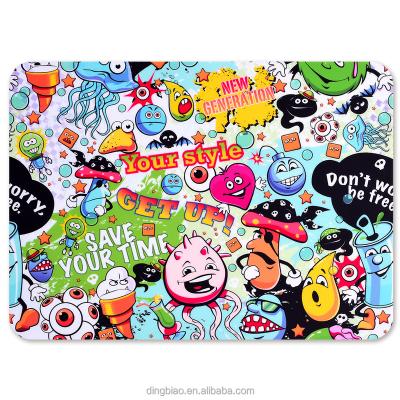 China Viable Large Size Colorful Pattern 8x11inch Silicone Mat Silicone Mat Wax Protection Silicone Mat for sale