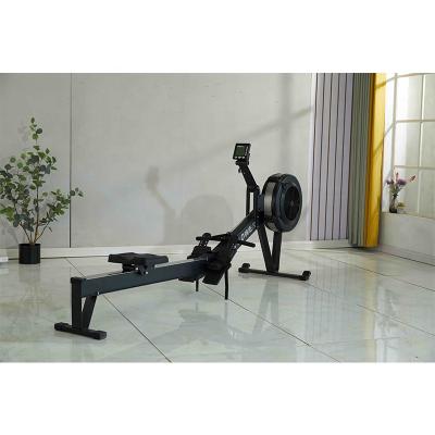 China Universal LCD Monitor Gym Rowing Machine Rowing Machine Fitness Resistance Folding Air Resistance Machine Seated Rowing Machine for sale