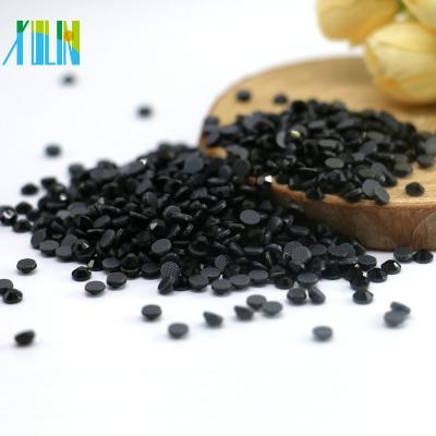 China Flatback Flatback Crystals Hot Fix Crystal Rhinestones For Nails Wholesale, SB-XS003-Jet DMC Black for sale