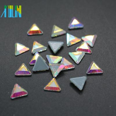 China Flatback NAH008 Czech Glass Teardrop Beads Crystals Flat Back Cheap Wholesale for sale