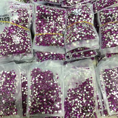 China Wholesale Super Stone Nail Art Rhinestones For Nail Decorations Crystal AB SS3-SS50 Flatback Non Hotfix Glitter Flatback XULIN for sale