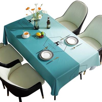 China Waterproof Good Quality Good-Looking Custom Table Cloth Deer Tablecloth for sale