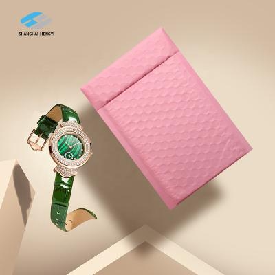 China Custom Logo Cheap Bubble Mailer 4x8 Cosmetic Pink Bubble Mailers Poly Bubble Mailer for sale