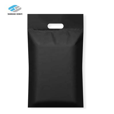 China Wholesale Adhesive / Eco-friendly / Waterproof Strong Poly Clear Ready To Ship 12*15.5inch Black Packaging Bag for sale