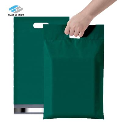 China Strong Adhesives / Eco-friendly / Waterproof China Shopping 12*15.5inch Plastic Green Shipping Bag Online Package Ocean Bag Ready To Ship for sale