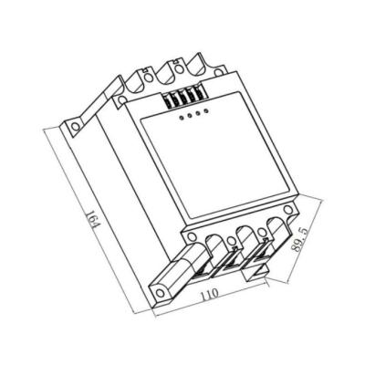 China Smart Electric Capacitor Dissolve 80a Intelligent Current Three Phase Compound Switch HR-F450/60G for sale