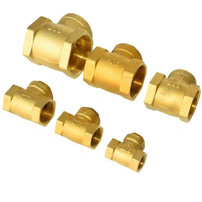 China General Forged Strainer Spring Check Valve 1/2 Inch - 4 Inch Non Return Brass Check Valve For Water Pump for sale