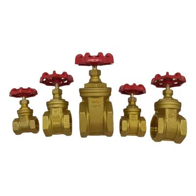 China 1 3 Inch 200 Dog Pn16 General Brass Water Gate Valve Brass Gate Valve for sale