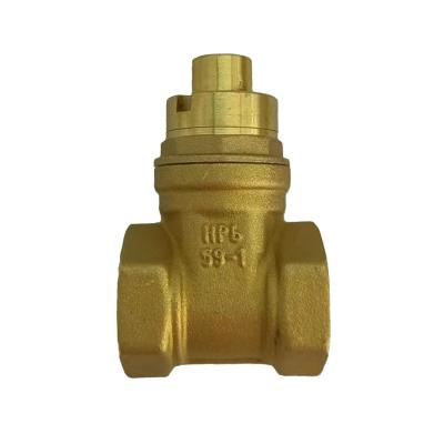 China General Good Quality Pn16 1 - 4inch Female 4 Inch Internal Thread 3 Inch Forged Brass Gate Valve for sale