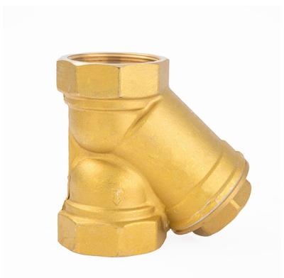 China General High Quality DN 20 DN25brass y Strainer Filter Ball Valve for sale