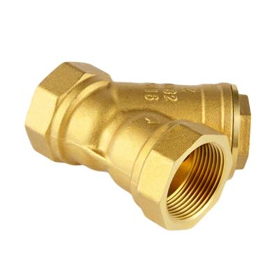 China General Best Quality Manual Brass Filter Y Strainer Ball Valve for sale