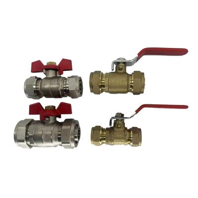 China Factory Wholesale High Quality Custom Manual Adjustment Brass Ball Valve General Size for sale