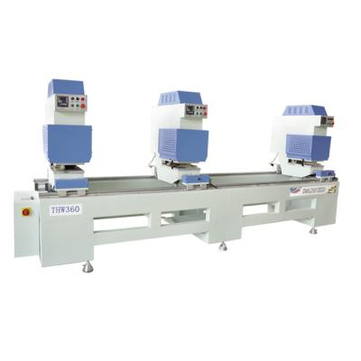 China PVC parker PVC profiles 3 heads seamless welding machine door frame / upvc window making machine for sale