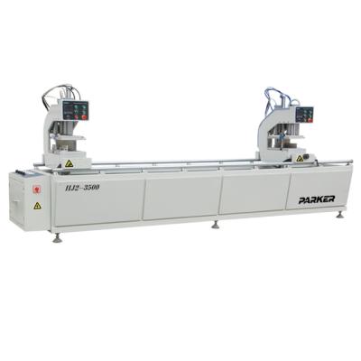 China pvc window door used upvc window machines for sale/double head welding machine for upvc profiles for sale