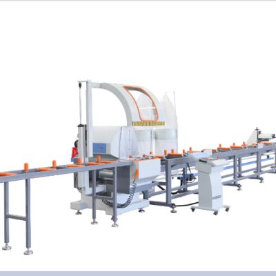 China Factory Aluminum Window Door Cutter Machine Aluminum Window Slitter Automatic-Feeding Cutting Saw for sale