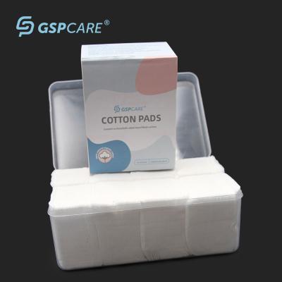 China Wholesale Disposable Soft Comfortable Cotton Pads Makeup Remover Pads High Quality Face Shield OEM Custom Logo for sale