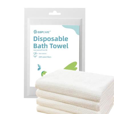 China Disposable Bath Towels 70*140cm Egyptian Cotton Towel Sauna Towel 100% Cotton Disposable Bath for sale