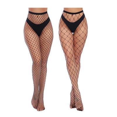 China Women's High Waist Pantyhose Mesh Breathable Thigh High Pantyhose Stockings for sale