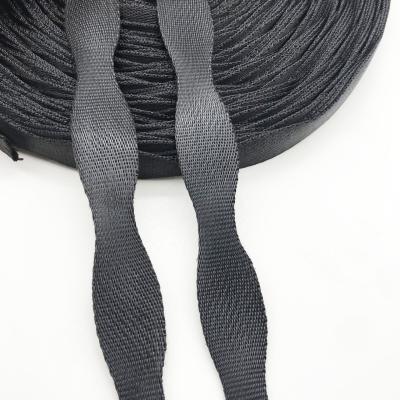 China High strength squash pattern webbing, wide and narrow wave webbing webbing for mountaineering bags for sale