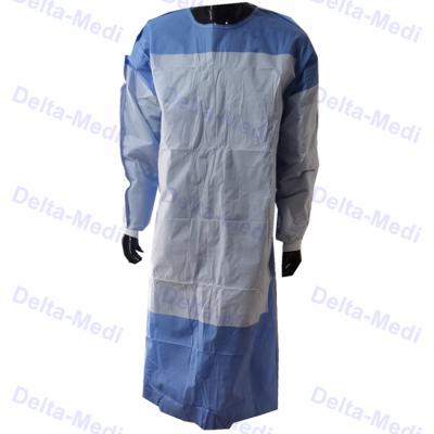 China SMMS SMMMS Level 3 Surgical Gown Disposable Blue Medical  For Surgery for sale