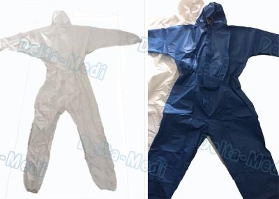 China Breathable SF Non Woven Disposable Protective Coveralls Ealstic Waist Multi Size for sale