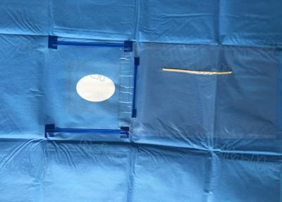 China Eye / Ophthalmic Disposable Sterile Surgical Drapes With Incision Film With Liquid Collection Pouch for sale