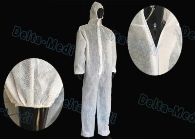 China Microporous Waterproof Medical Protective Coveralls SMMMS / SSMMS Non Woven for sale