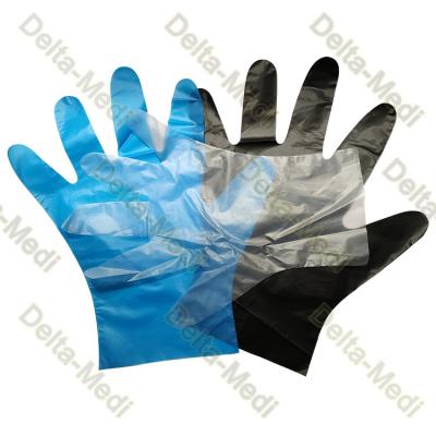 China Food Grade Transparent Black Blue TPE Disposable Gloves For Food Industry for sale